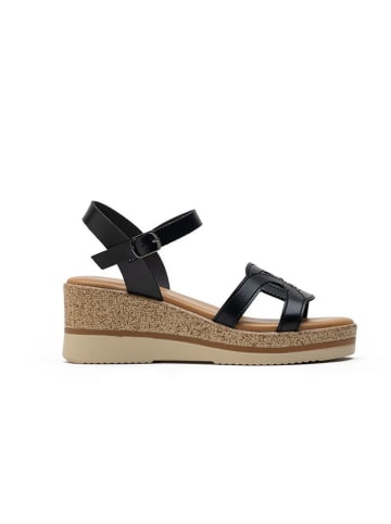 Foreverfolie Sleehaksandalen zwart