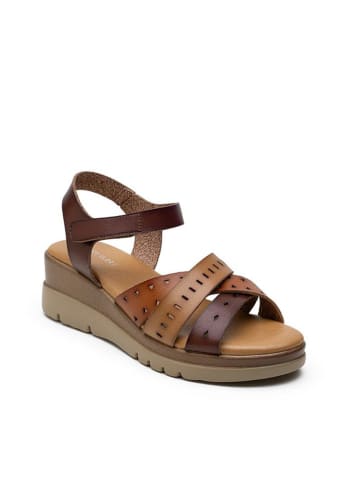 Foreverfolie Sleehaksandalen bruin