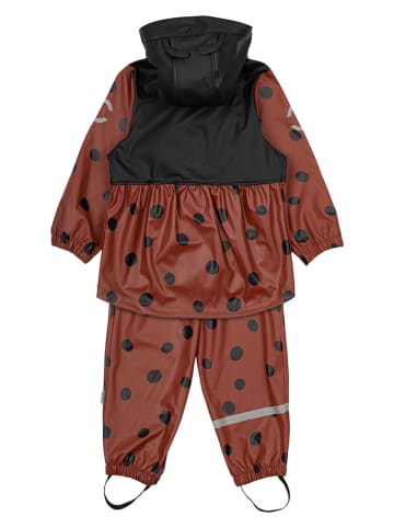 mikk-line 2-delige regenoutfit rood