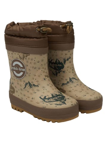 mikk-line Gummistiefel in Hellbraun