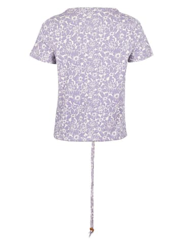 Roadsign Shirt in Lila/ Creme