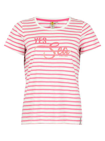 Roadsign Koszulka w kolorze różowo-białym