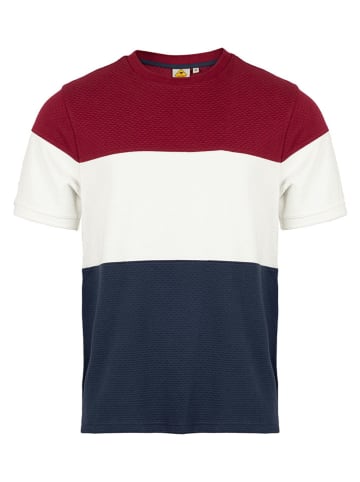 Roadsign Shirt in Dunkelblau/ Creme/ Bordeaux