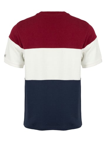 Roadsign Shirt in Dunkelblau/ Creme/ Bordeaux
