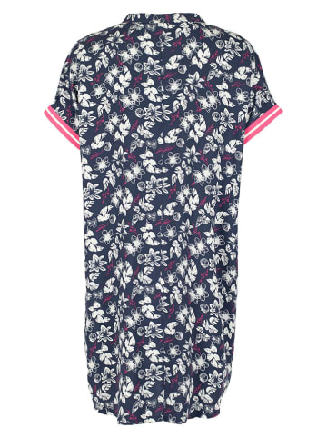 Roadsign Sukienka w kolorze granatowo-biało-różowym