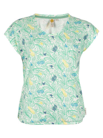 Roadsign Shirt in Türkis/ Blau/ Gelb