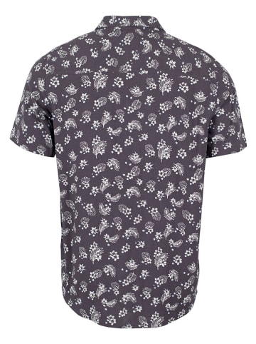 Roadsign Hemd in Anthrazit/ Weiß