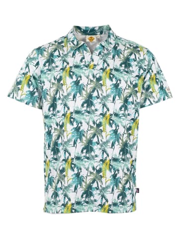 Roadsign Koszulka polo w kolorze złoto-zielono-niebieskim