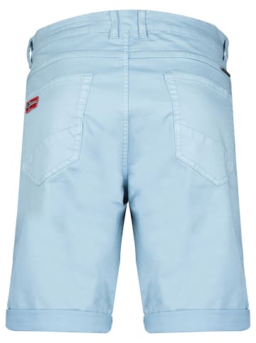 Geographical Norway Bermudy "Pampelone" w kolorze błękitnym