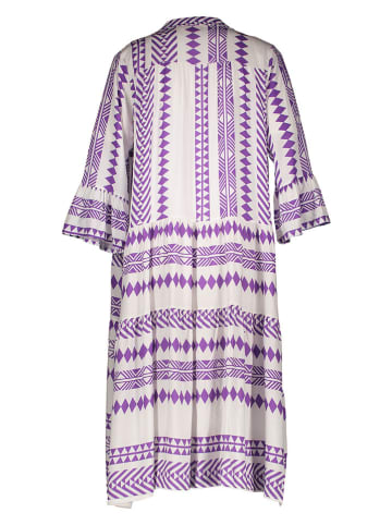 miss goodlife Kleid in Creme/ Lila