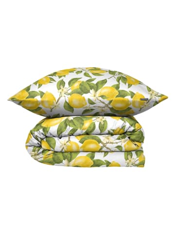 Schiesser Renforcé beddengoedset "Limona" groen/geel