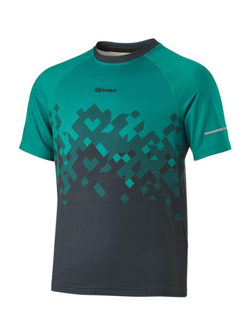 Gonso Fahrradshirt "Toblino" in Dunkelblau/ Türkis