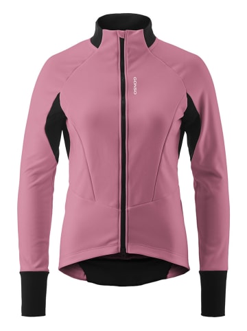 Gonso Softshell-Fahrradjacke in Rosa/ Schwarz