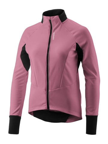 Gonso Softshell-Fahrradjacke in Rosa/ Schwarz
