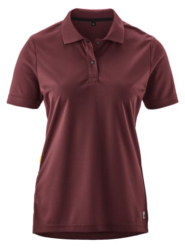 Gonso Fahrradpoloshirt "Adventure" in Bordeaux