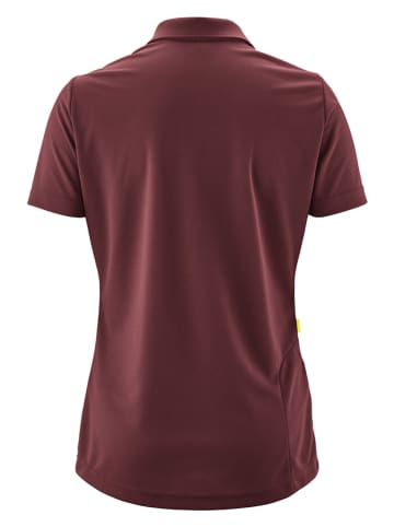 Gonso Fahrradpoloshirt "Adventure" in Bordeaux