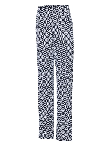 MAC Spodnie "Chiara" w kolorze czarno-białym