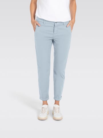 MAC Spodnie chino w kolorze błękitnym