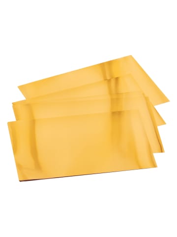 folia PAPER Aluminiumfolie vellen "DIY" goudkleurig - vanaf 5 jaar