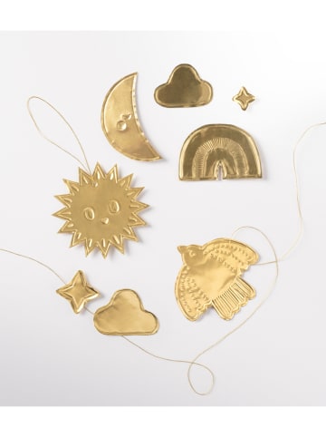 folia PAPER Aluminiumfolie vellen "DIY" goudkleurig - vanaf 5 jaar