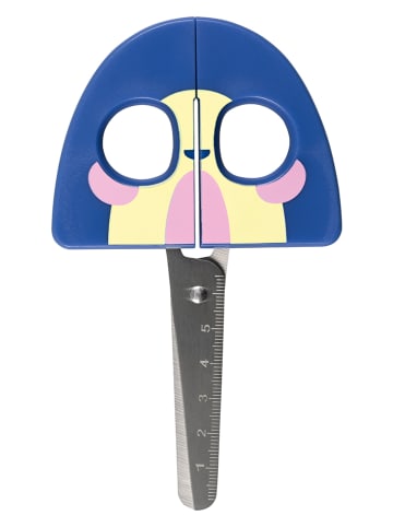 folia PAPER Kinder-Bastelschere "Rainbow" in Blau - ab 6 Jahren