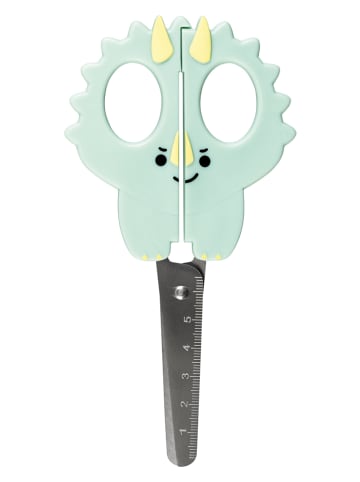 folia PAPER Kinder-Bastelschere "Dino" in Mint - ab 6 Jahren