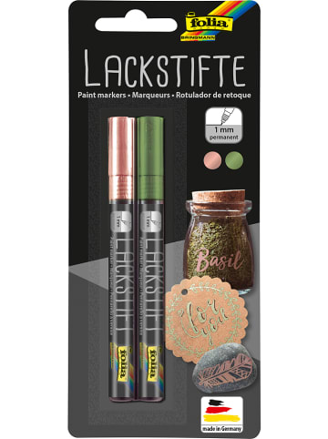 folia PAPER Lackstifte in - ab 6 Jahren - 2 Stück