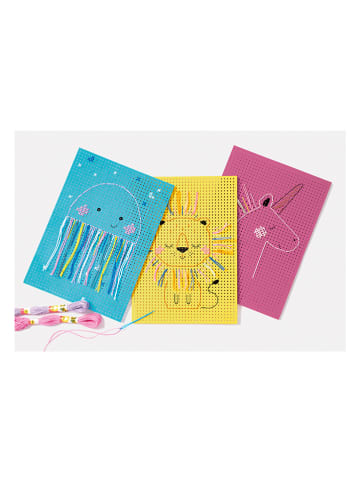 folia PAPER Borduurkaart "Animals" meerkleurig - 40 vellen - vanaf 3 jaar