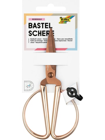folia PAPER Knutselschaar roségoudkleurig - vanaf 6 jaar