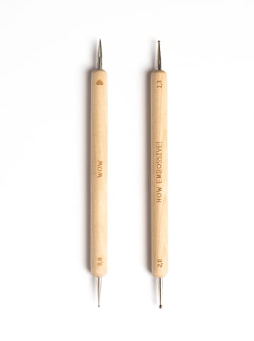 folia PAPER Embossing- en prikpennen - vanaf 5 jaar - 2 stuks