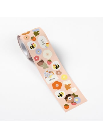 folia PAPER Stickerrolle "Flowers & Bees" - ab 6 Jahren