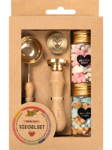 folia PAPER 5tlg. Siegel-Set "Pastel Love" - ab 14 Jahren