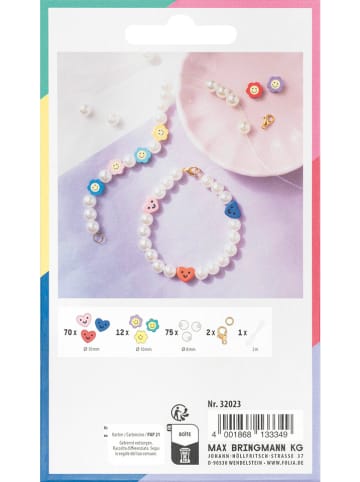 folia PAPER Zestaw rzemieślniczy "Perlen Mix Happy" - 6+