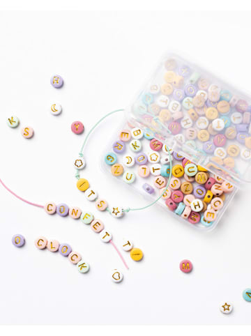 folia PAPER Perlen-Mix "Buchstaben Pastel" - ab 6 Jahren