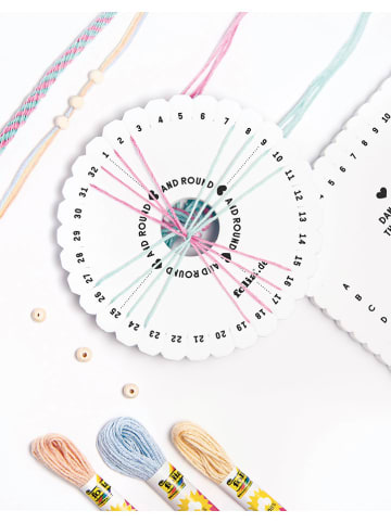 folia PAPER 16-delige armbanden-knutselset "Pastell" - vanaf 6 jaar