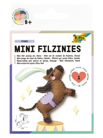 folia PAPER Zestaw do majsterkowania "Horse" z filcu - 8+