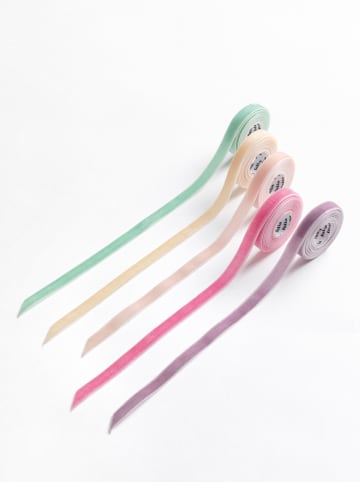 folia PAPER Samtbänder "Pastell" - 5 Rollen - ab 8 Jahren