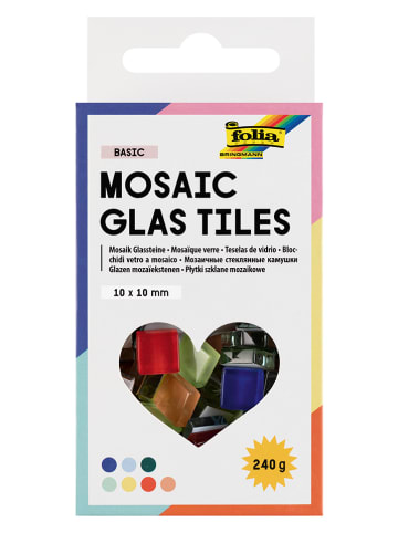 folia PAPER Szklane płytki mozaikowe (250 szt.) "Basic" - 10+