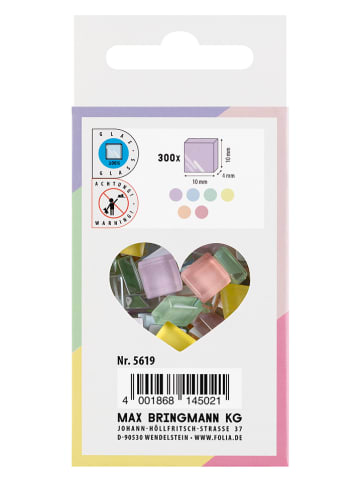 folia PAPER Mosaik-Glassteine "Pastell" - 250 Stück - ab 10 Jahren