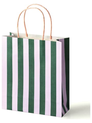 folia PAPER Torebki papierowe "M Stripes Glow Up" - 6+