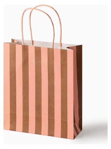 folia PAPER Torebki papierowe "M Stripes Glow Up" - 6+