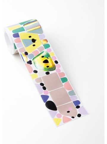 folia PAPER Stickerrolle "Build your animals" - ab 6 Jahren - 3,5 m