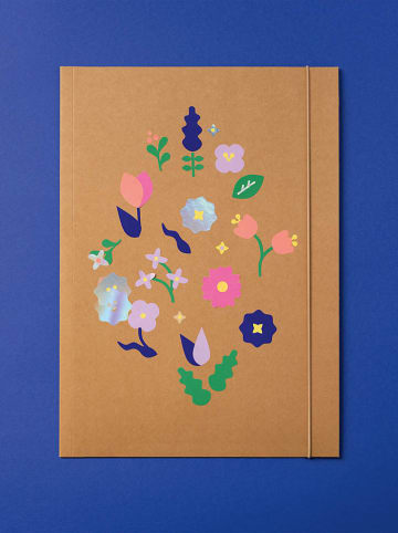 folia PAPER Stickerrolle "Build your flowers" - ab 6 Jahren - 3,5 m