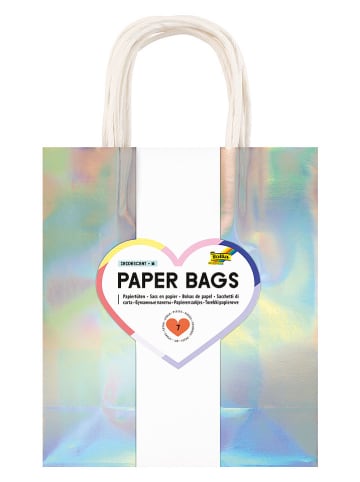 folia PAPER Papieren zakjes lichtblauw - 7 suks