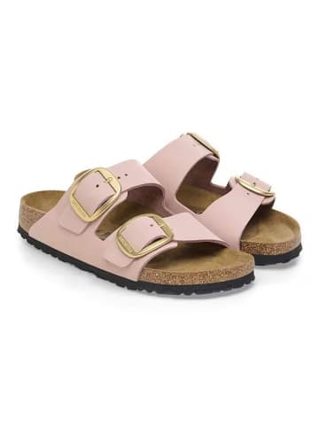 Birkenstock Leren slippers "Arizona" lichtroze
