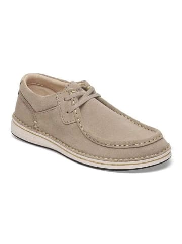 Birkenstock Skórzane trzewiki "Pasadena" w kolorze szarobrązowym