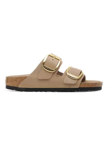 Birkenstock Skórzane klapki "Arizona" w kolorze jasnobrązowym