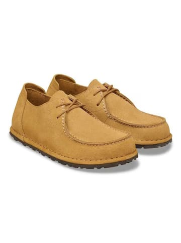 Birkenstock Skórzane trzewiki "Utti" w kolorze jasnobrązowym