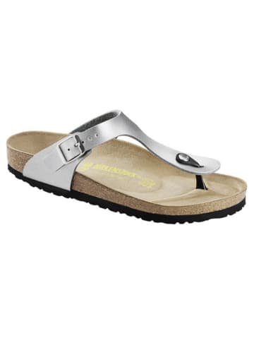 Birkenstock Zehentrenner in Silber