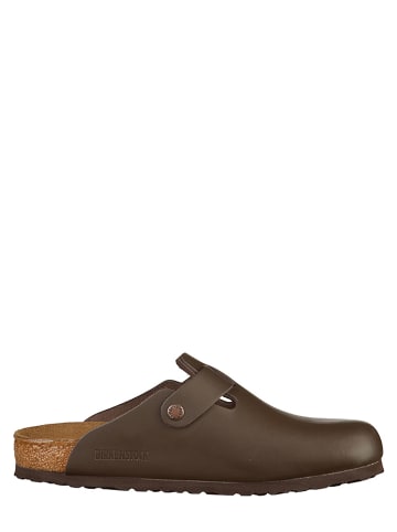 Birkenstock Leren clogs "Boston" bruin - wijdte N